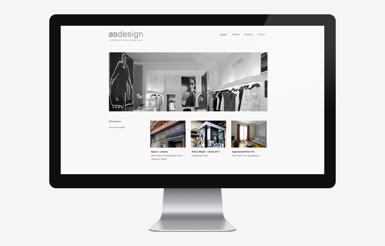 AS Design - Site Web