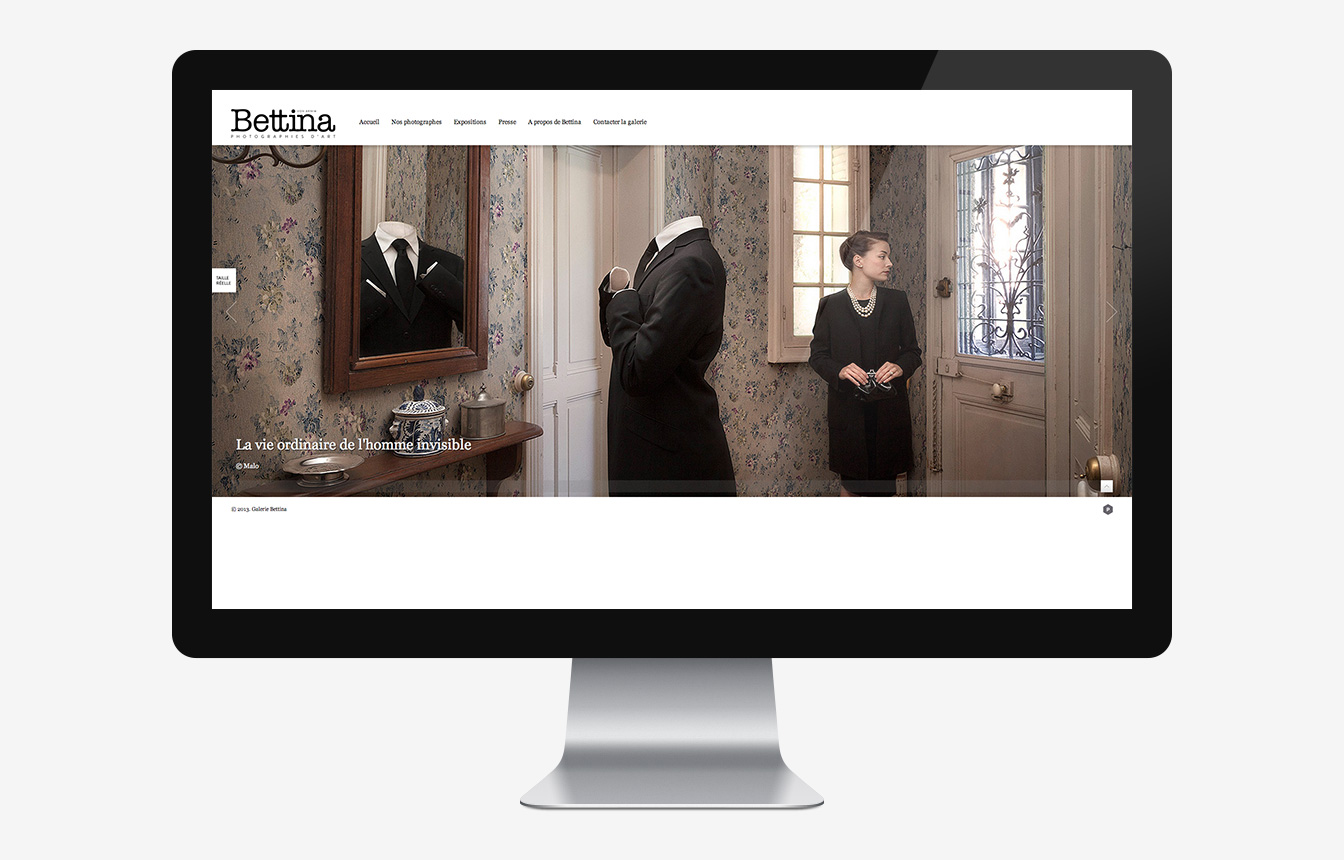 Galerie Bettina - Site Web